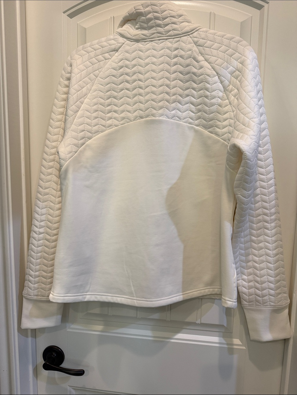 Avia Cream Quilted Full-Zip Bomber Jacket - Picture 3 of 3
